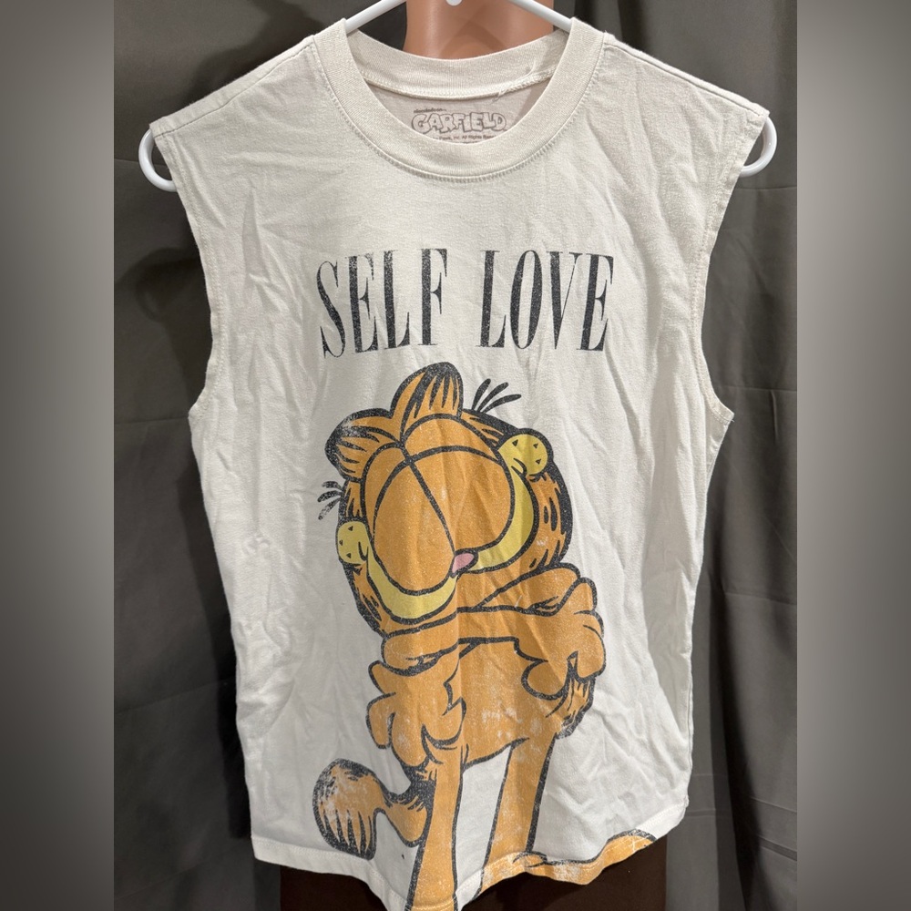 Garfield Tank Shirt Size Small
